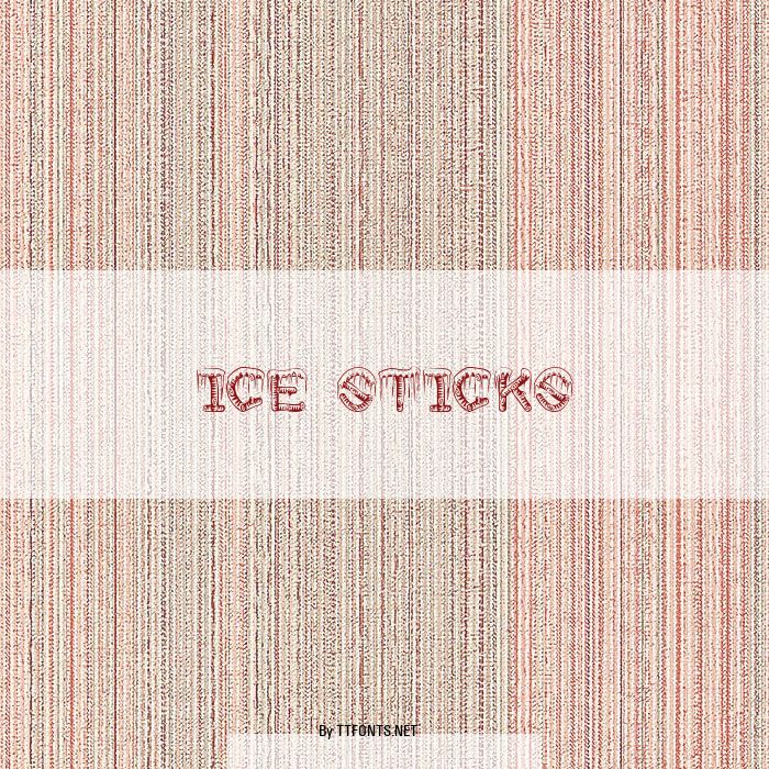 ice sticks example